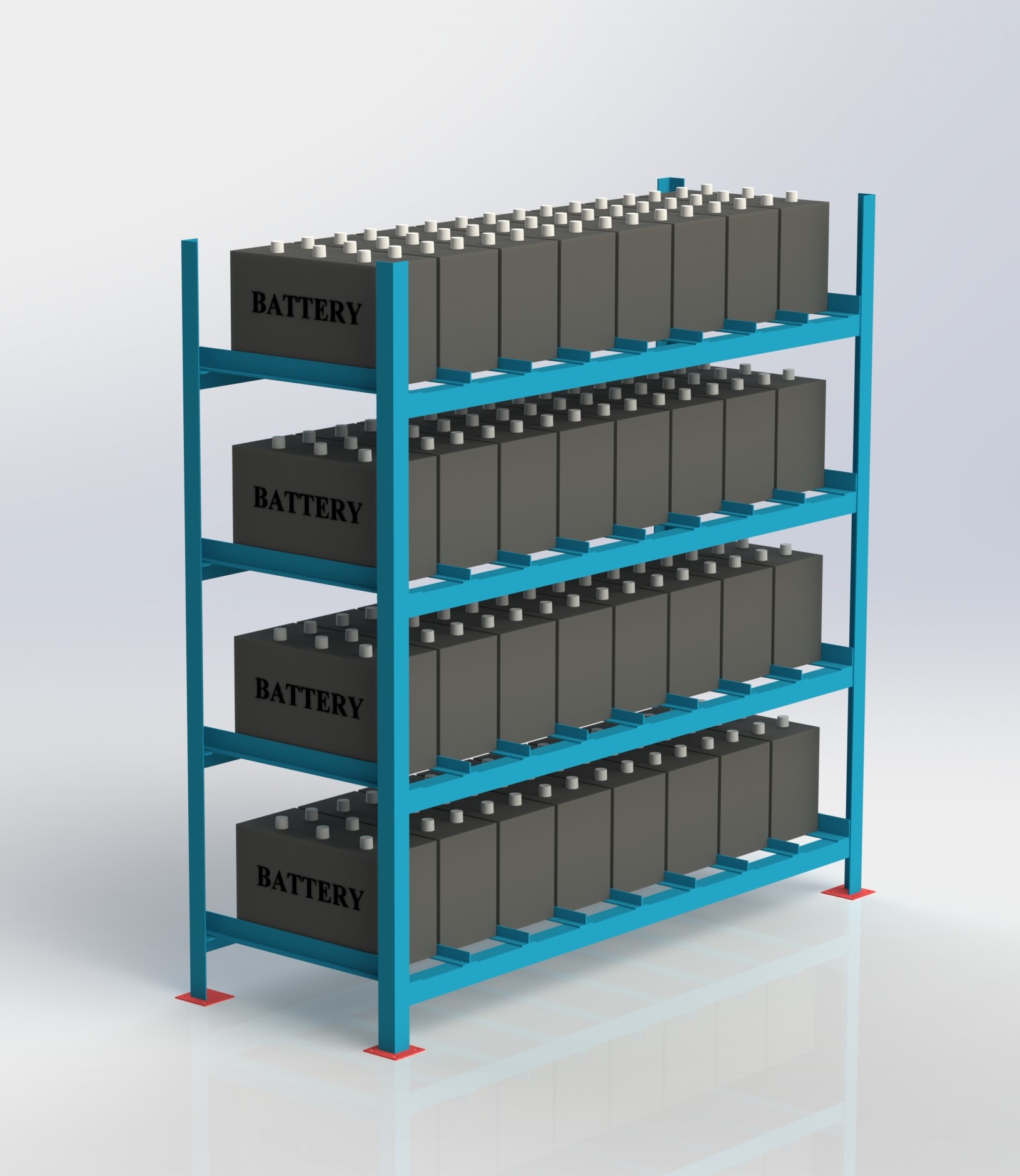 货架、720x600x260轻型货架